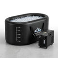 Cold Plunge Tub Designed for Daily Recovery, 248 Gallon Capacity, 1 HP Chiller, WiFi Control System