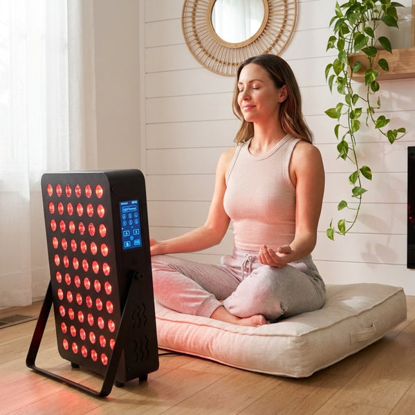 Red Light Therapy Panel Designed for Recovery, Dual Chip 660nm 850nm LEDs, High Power Output, Body & Face Use